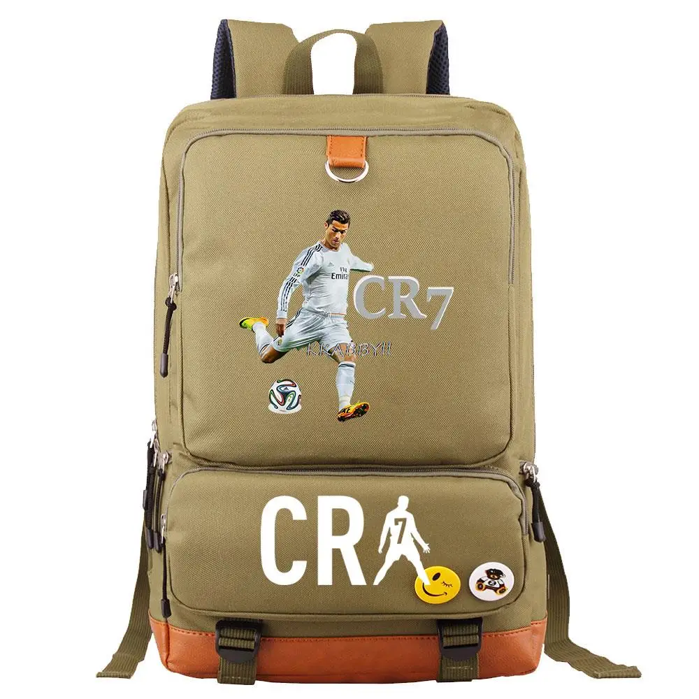 Football CR7 Backpack Daily Bags Laptop Backpack School Bags For Teens Boys Girls Casual Travel Mochilas