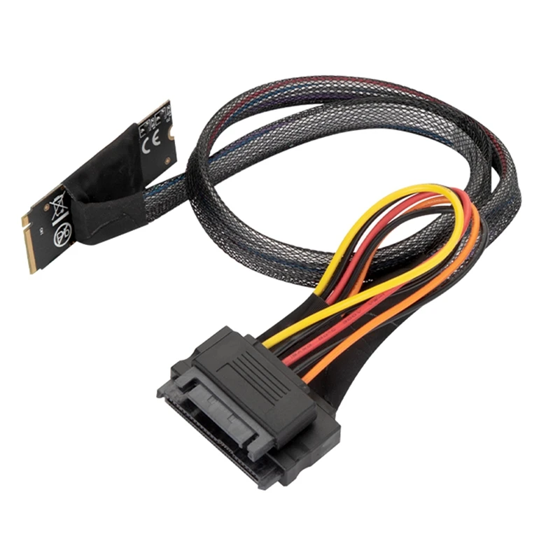 1Piece Cable Adapter M.2 M-Key To U.2 SFF-8639 Cable For 750 P4610 Samsung 983 SFF-8639 Adapter Cable