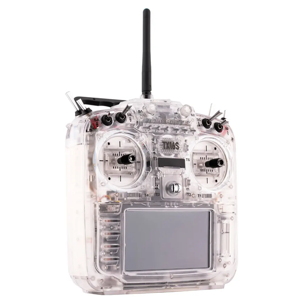 Radiomaster TX16S MKII Transparent RGB Edition ELRS Built in RGB LED V4.0 Hall Gimbal Transmitter Remote Control