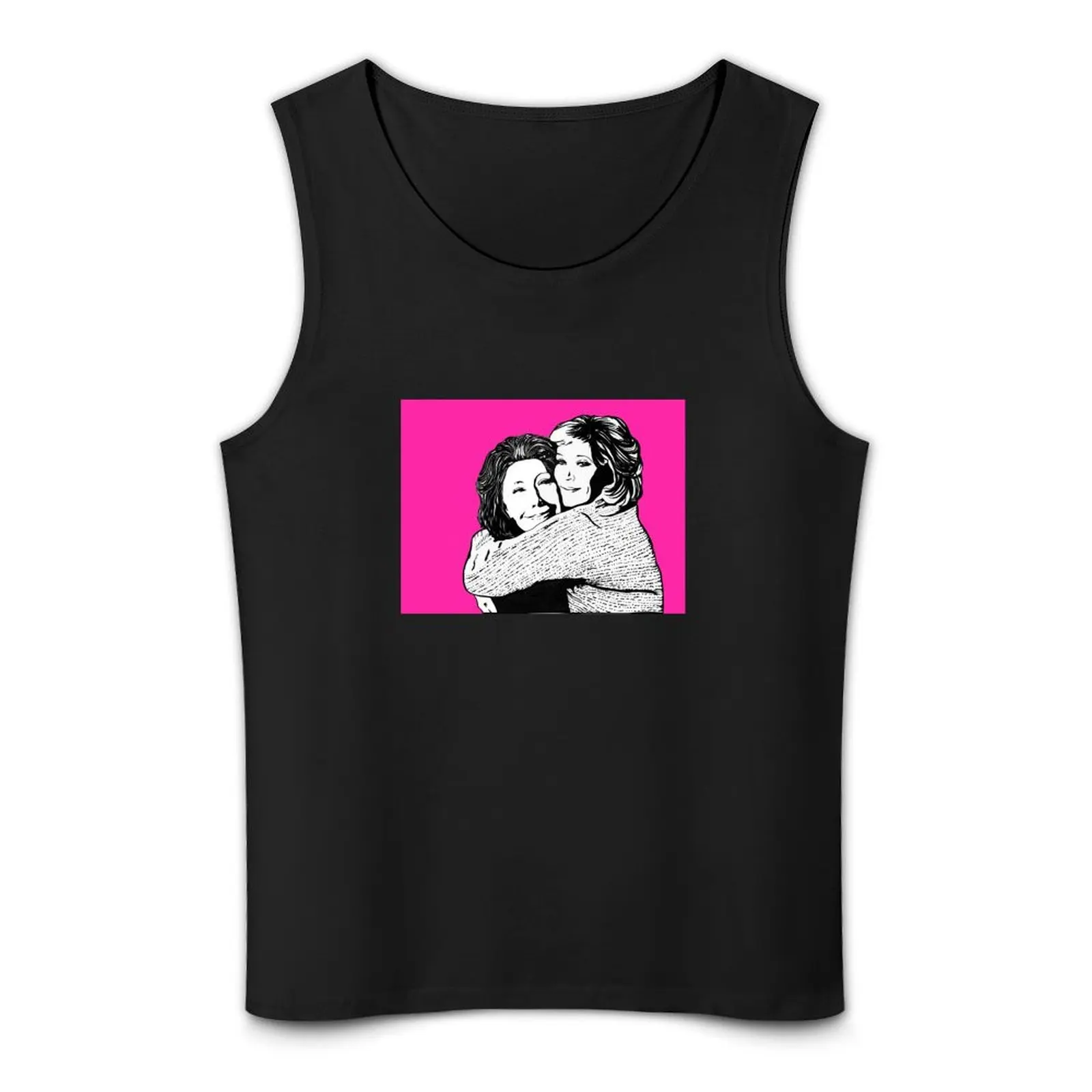 Grace and Frankie Tank Top sleeveless vests Men's clothes luxury style bodybuilding t-shirt