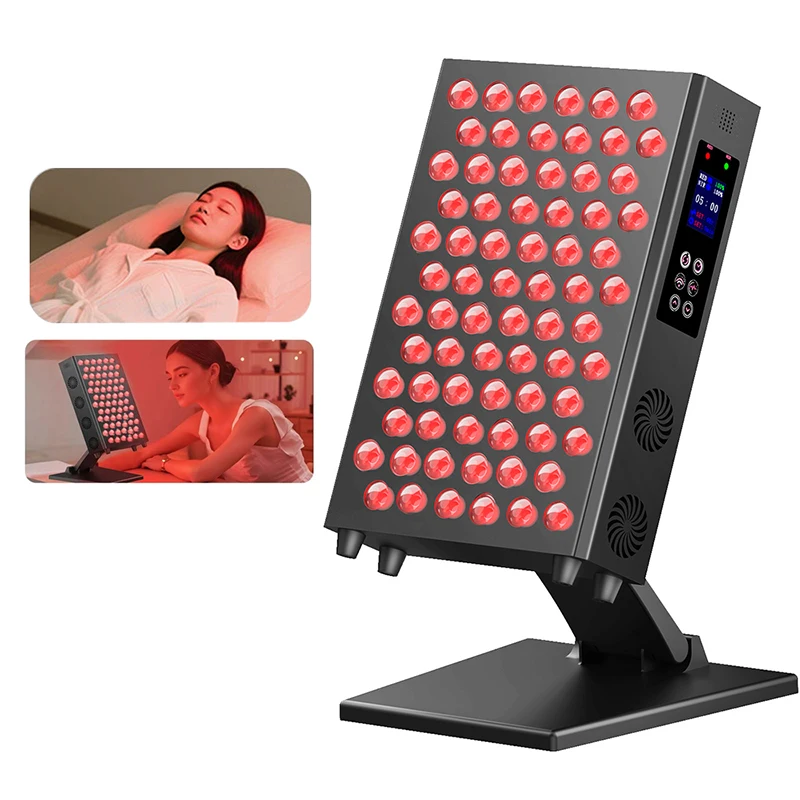 

New Red Desktop LED Beauty Lamp with Infrared Therapy Home Use Beauty Equipment 660nm 850nm Near Infrared Therapy Light Tool