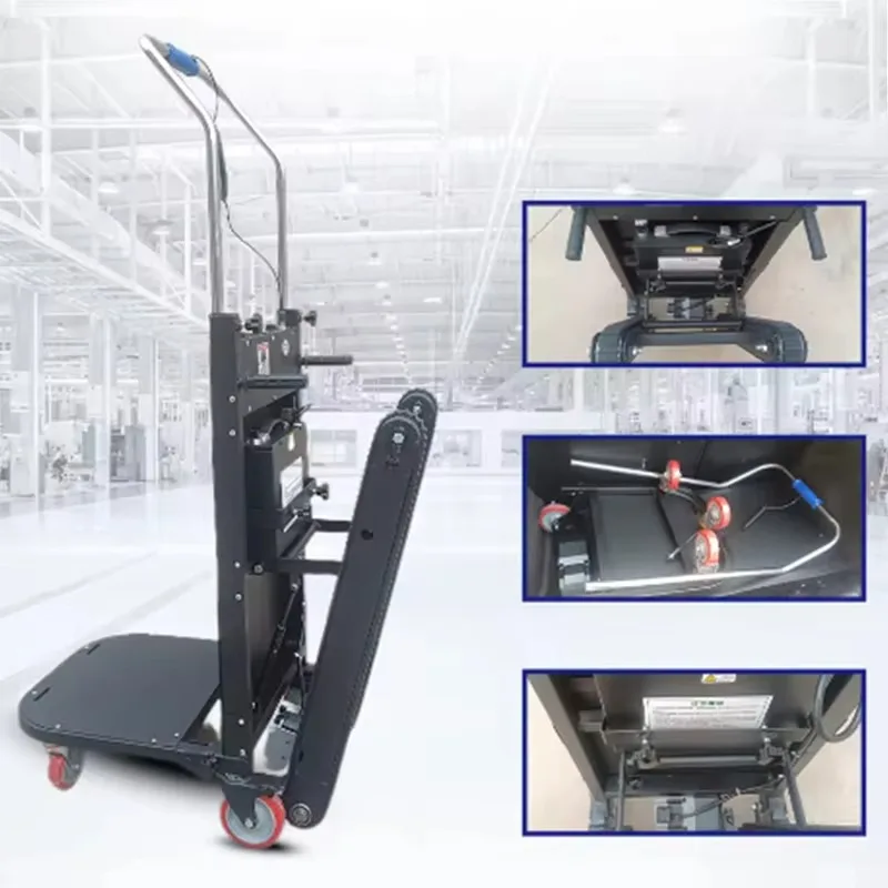 Powered Stair Climber Stair Climber Trolley Tracked Transport Vehicle Automatic marvel Silent Appliance Moving Folding