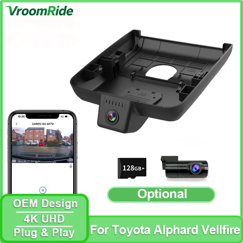Car Camera for Toyota Alphard 3th Gen 4th Gen / Vellfire 2rd Gen 3rd Gen 2018~2025, Dashcam for Lexus LM 2020-2025 OEM Car DVR