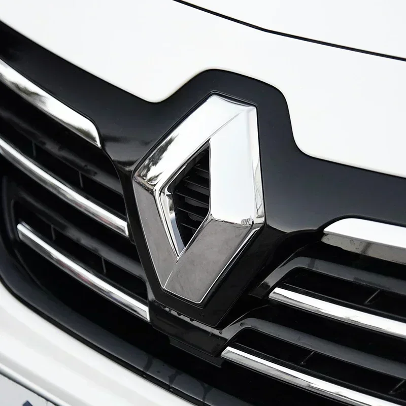ABS For Renault Megane 2 3 Clio Duster Captur Logan Koleos Auto Accessories Car Front Hood Emblem Sticker Rear Trunk Badge Decal view 5
