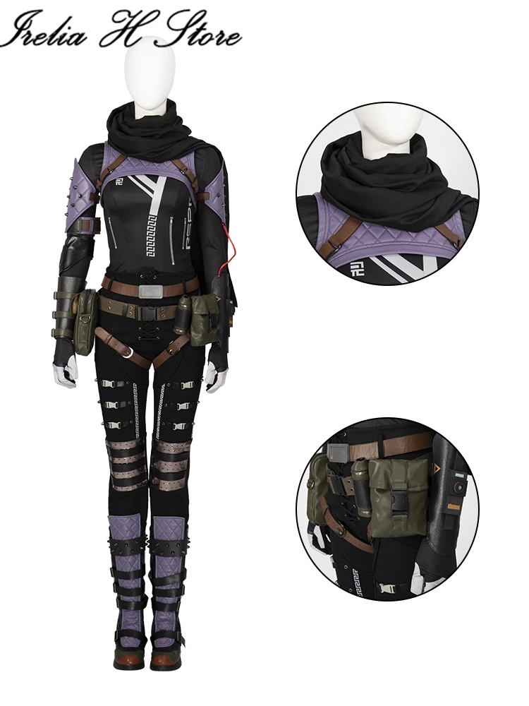 Irelia H Store Wraith APEX Wraith Cosplay Costume women Game Cosplays original skin image 6