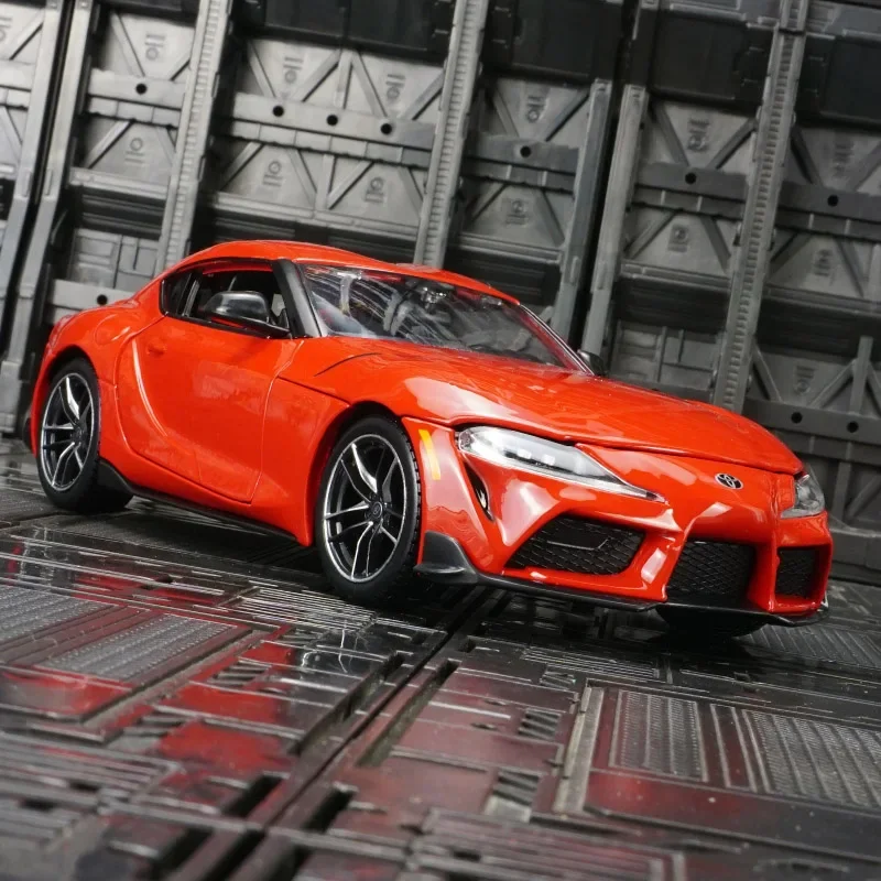 Maisto 1:24 Toyota GR Supra Alloy Car Model Supercar Toy Car suitable for collection and can be given as a gift to children