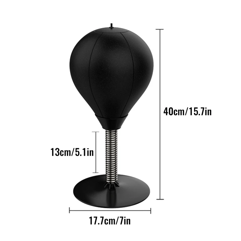 Desktop PU Boxing Ball Stress Relief Stress Relief Boxing Speed ​​Ball Fit for Training and Speed Combat image 6