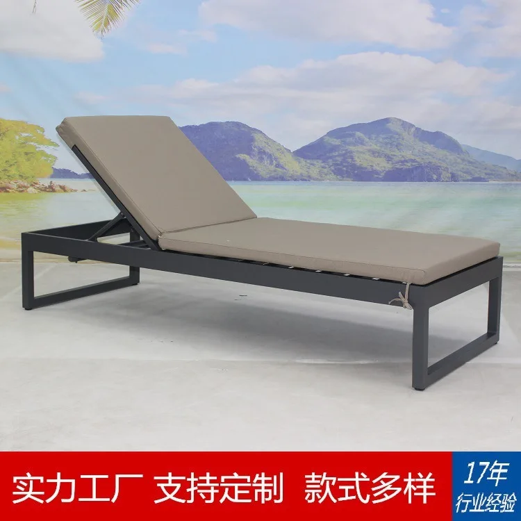 

Outdoor Leisure Lightweight Beach Chair B & B Hotel Villa Outdoor Swimming Pool Balcony Courtyard Terrace Aluminum Lounge Chair