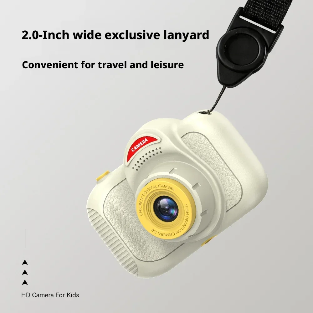 2026 New Kids Camera Cartoon Digital Camera with Stand HD Photo Video Recorder Mini Toddler Toy Birthday Gift for Boys Girls