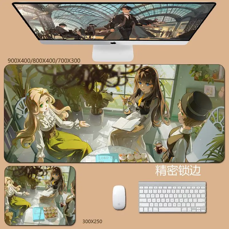 Chinese Novel  Lord of the Mysteries Mousepad Keyboard Mouse Set Notebook Desk Protector Big Table Mat Place Pad Textile