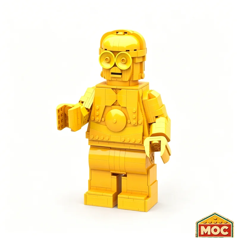 809 Parts New MOC Gentle Space Robot Building Blocks Model Boy DIY Assembly Educational Toys Creative Collection Birthday Gifts