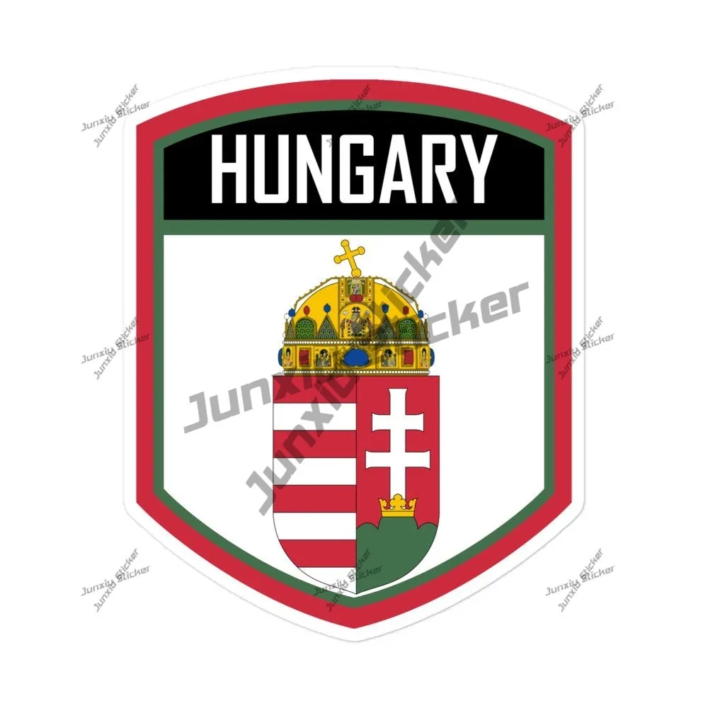 

Hungary Coat Of Arms Emblem Stickers Camper Truck High-quality Decal Accessories Car Stickers Decals Funny Decoration For Bumper