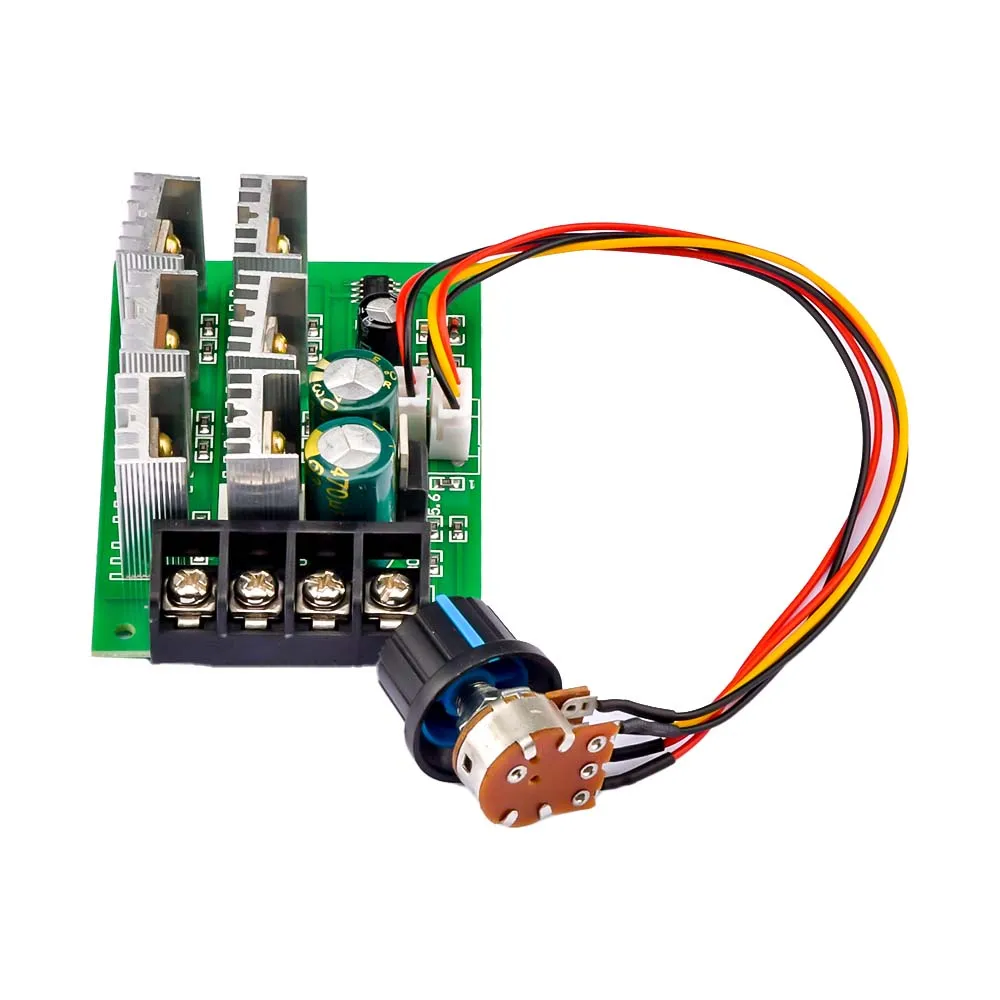 PWM DC Motor Speed Controller 9-55V 40A 2000W DC Motor Pump Speed Regulator High Power Speed Controller 9V 12V 24V 36V 48V