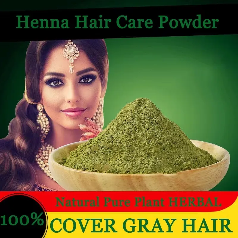 Original Natural Pure Plant Henna Powder Hair Dye To Cover White Hair Nourishing and Haircare Brown Black Indigo Powder