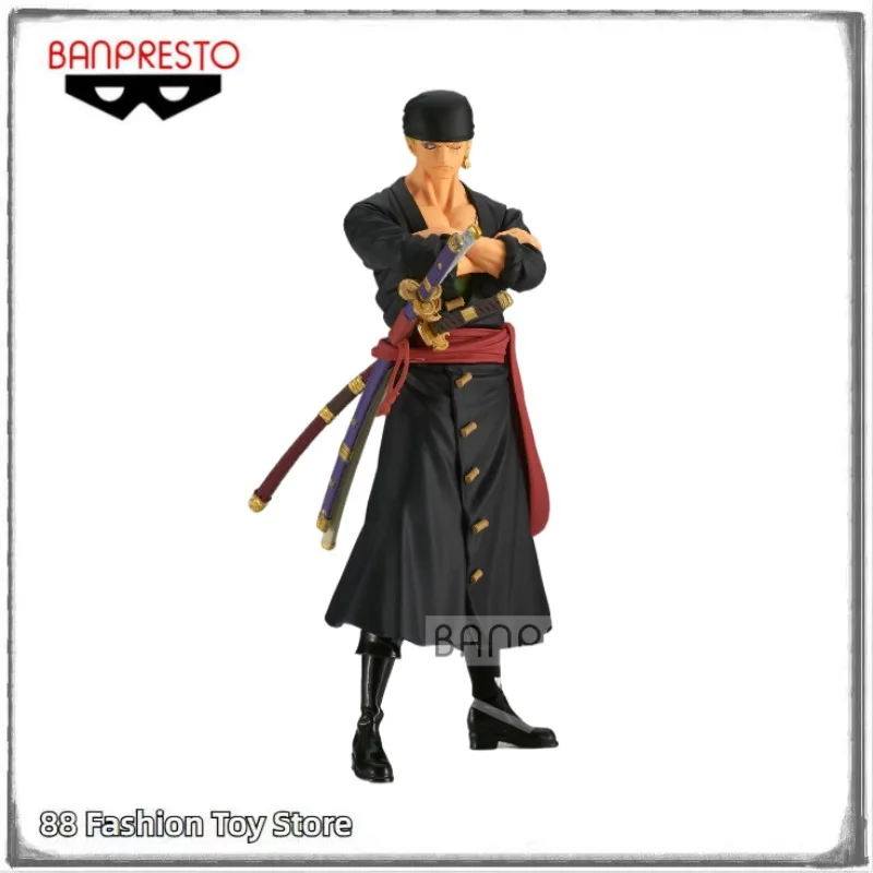

В наличии оригинальные BANPRESTO One Piece THE GRANDLINE SERIES Roronoa Zoro аниме фигурки игрушки подарки украшения