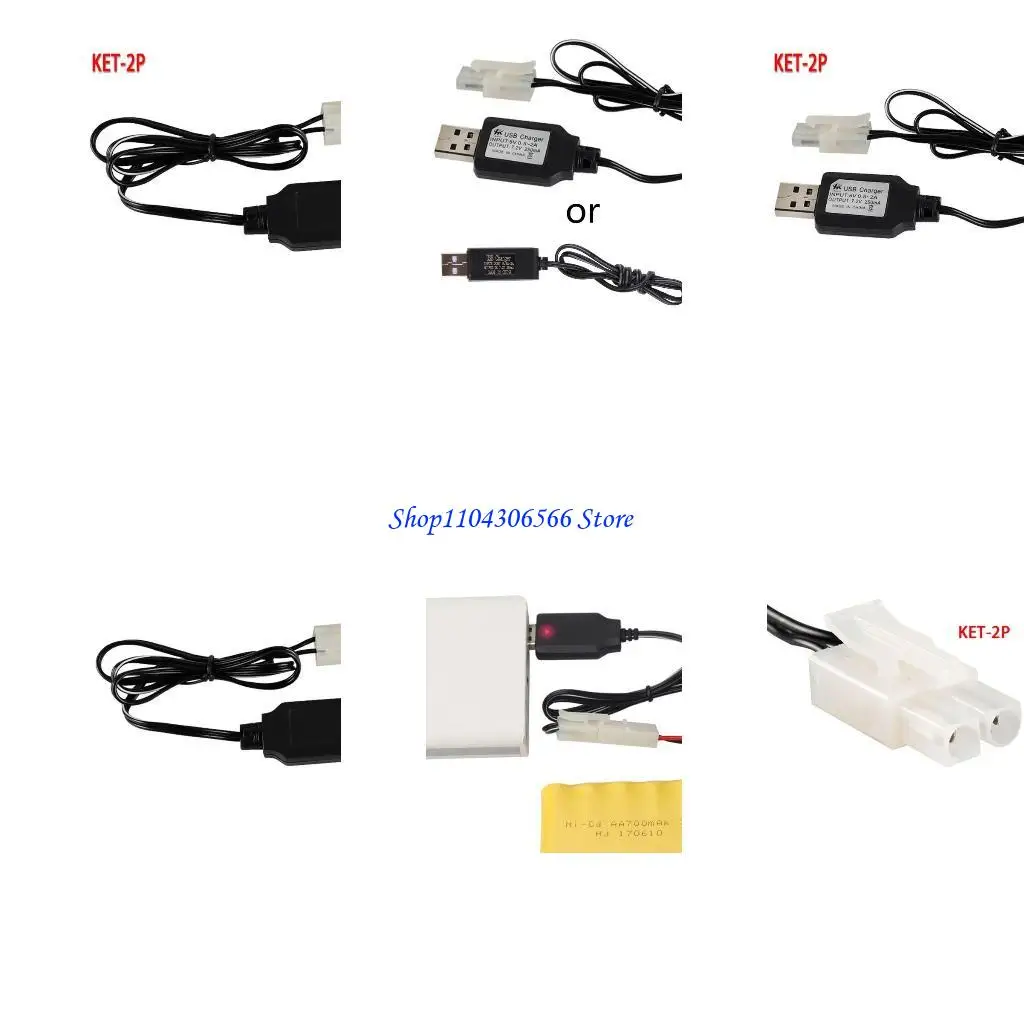 

02DD Зарядка кабельные батареи USB Зарядное устройство NI-CD NI-MH KET-2P Адаптер плагин 7.2V 250 мА