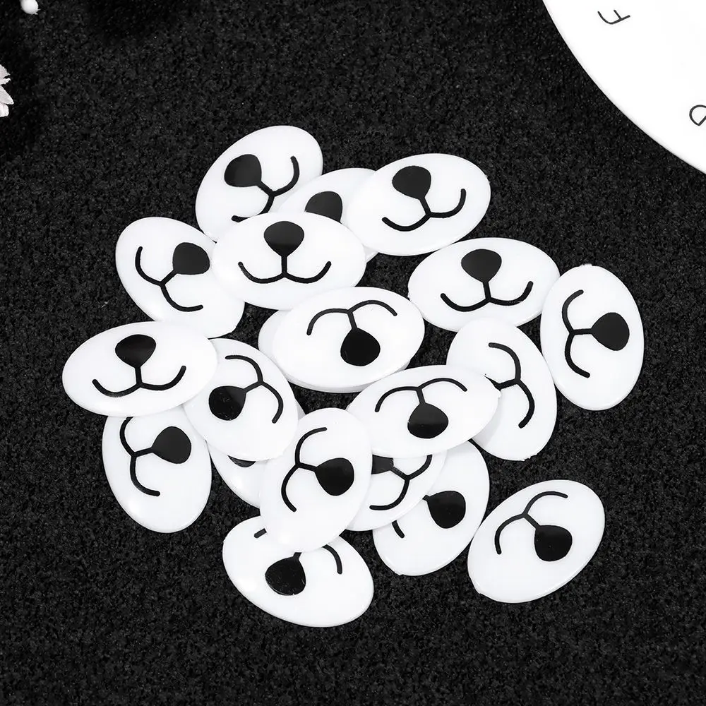 10pcs Plastic Doll Accessories Animal Puppet Nose Cartoon Safety Eyes Bear Mouth Doll Nose Kawaii Doll Eyes
