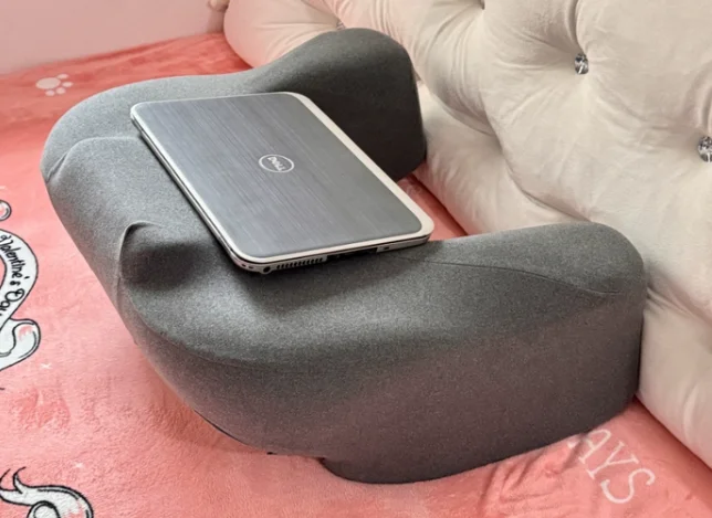 Ergonomic Bed Reading PillowAnti-slipLaptop Desk Multifunctional Study DeskMemory Foam Backrest With Book Holder for Office Home