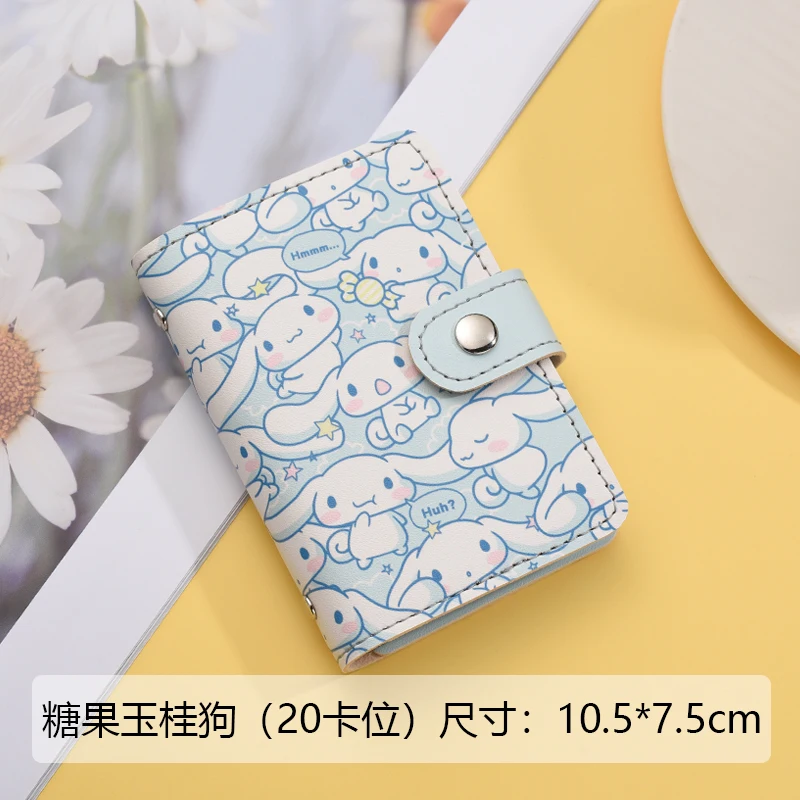 Cute Star Kirby Purse Wallet Card Bag Sanrio Cartoon Anime Cinnamoroll Large Capacity Multi Card Wallet Card Storage Accessory