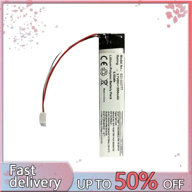 1500mAh Battery 533-000177 For Logitech MX KEYS YR0073 Batteria