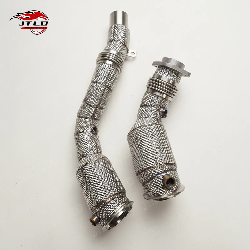 Stainless Steel Downpipe For F87 M2C S55 3.0L Turbo - Performance Exhaust Front Section, Improves Throttle Response Turbo Sound