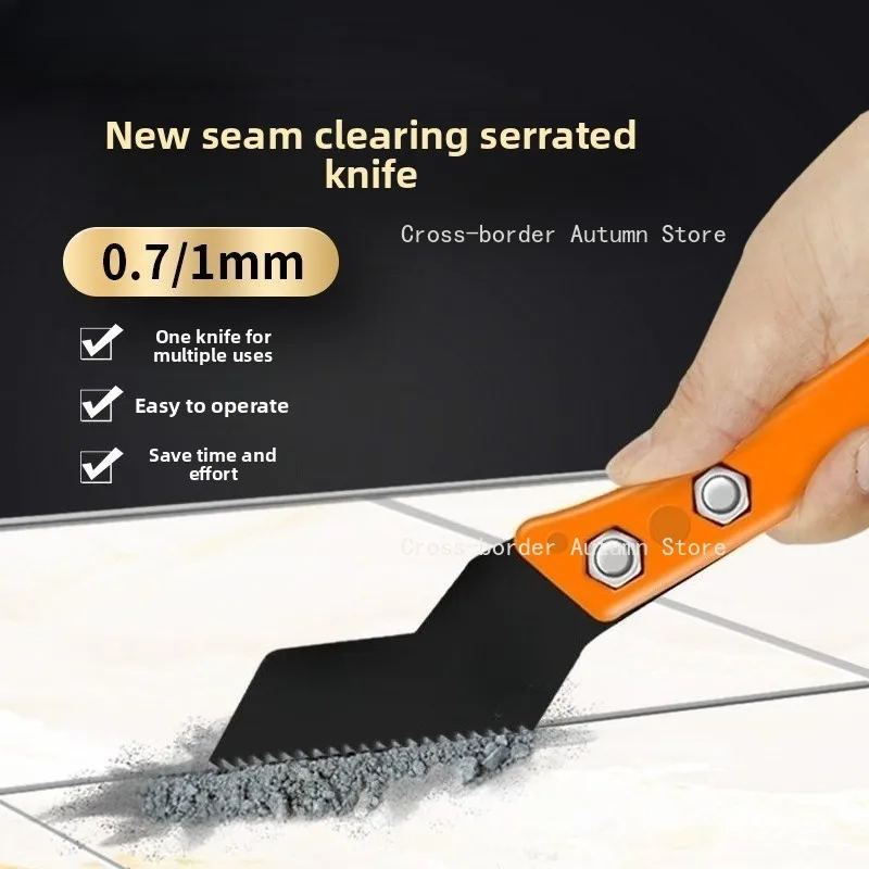 Tile Grout Removal Tool Set Ceramic Floor Gap Cleaner Scraper Blade Professional Grout Cleaning Tools