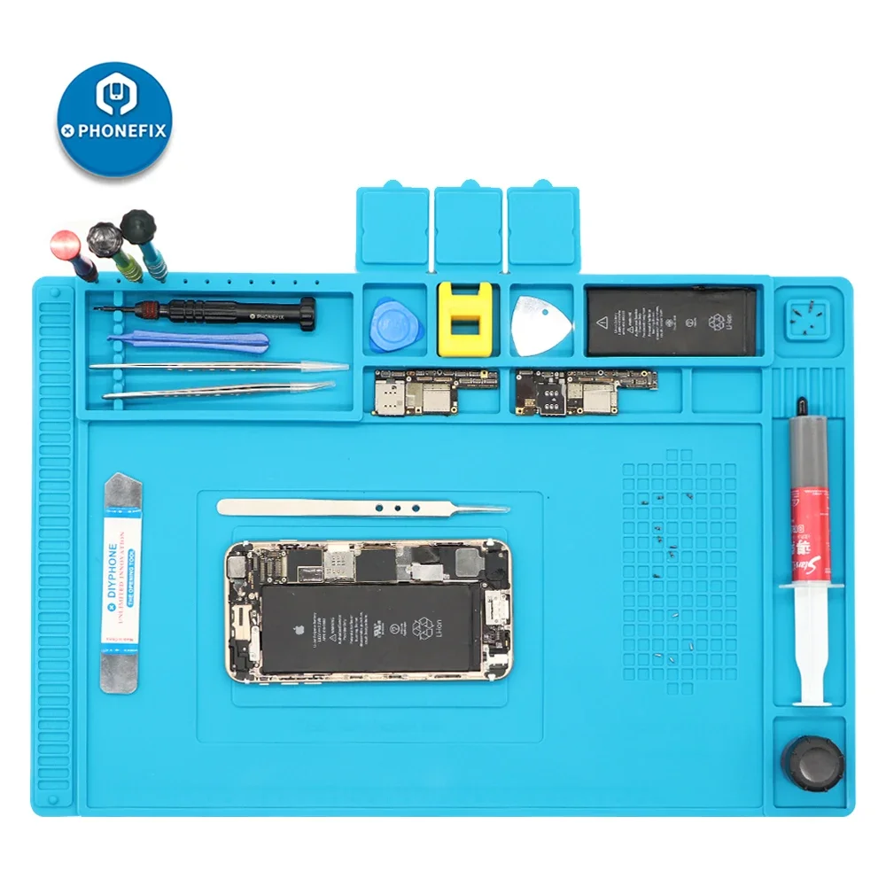 Heat Insulation Working Mat Mobile Phone Repair Insulation Pad for BGA Soldering Station Insulator Pad Maintenance Platform