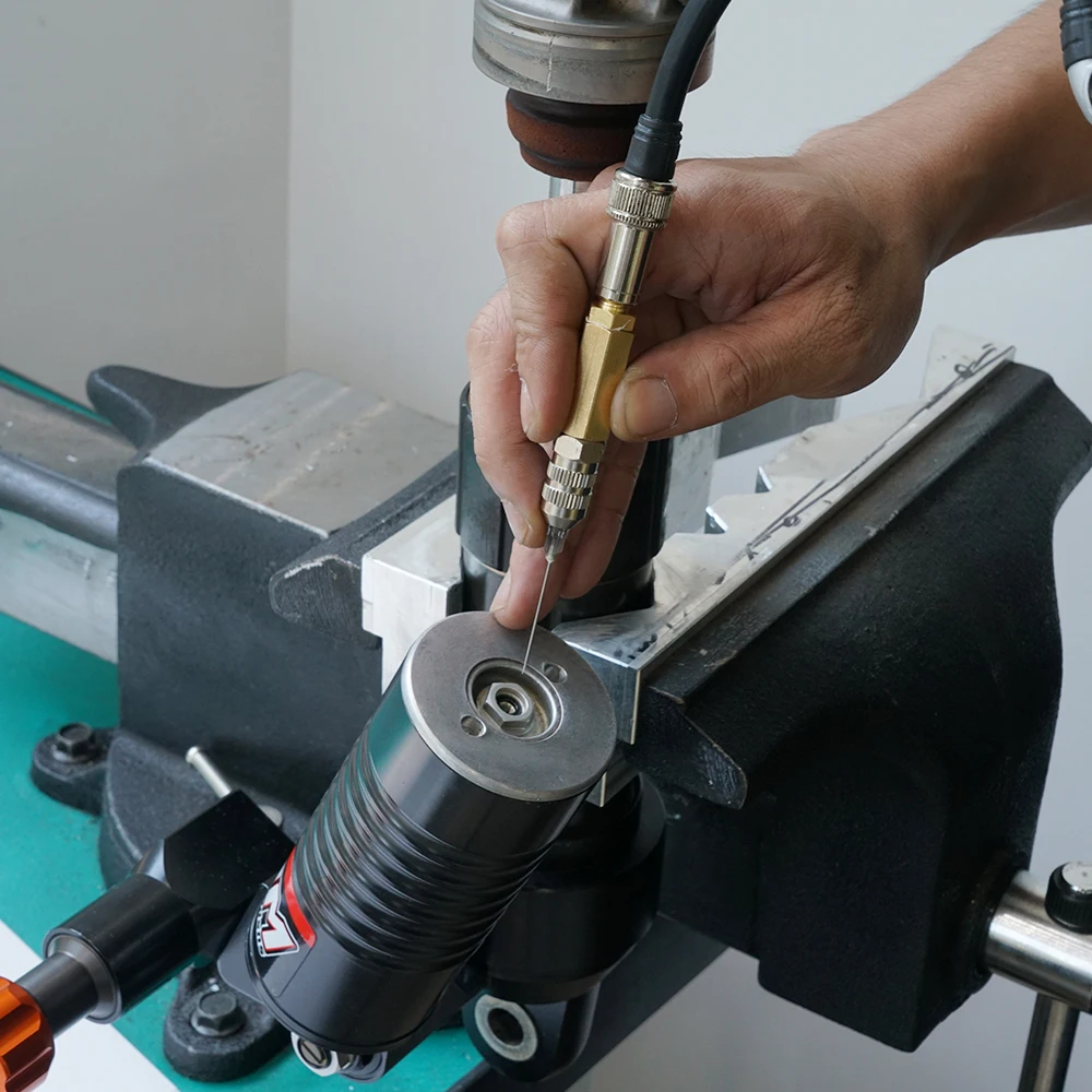 Nitrogen Needle Kit Shock Filling Tool For Polaris RZR Arctic Cat FOX UTV Shocks Motocross Nitrogen Needle Kit Shock Filler Fork