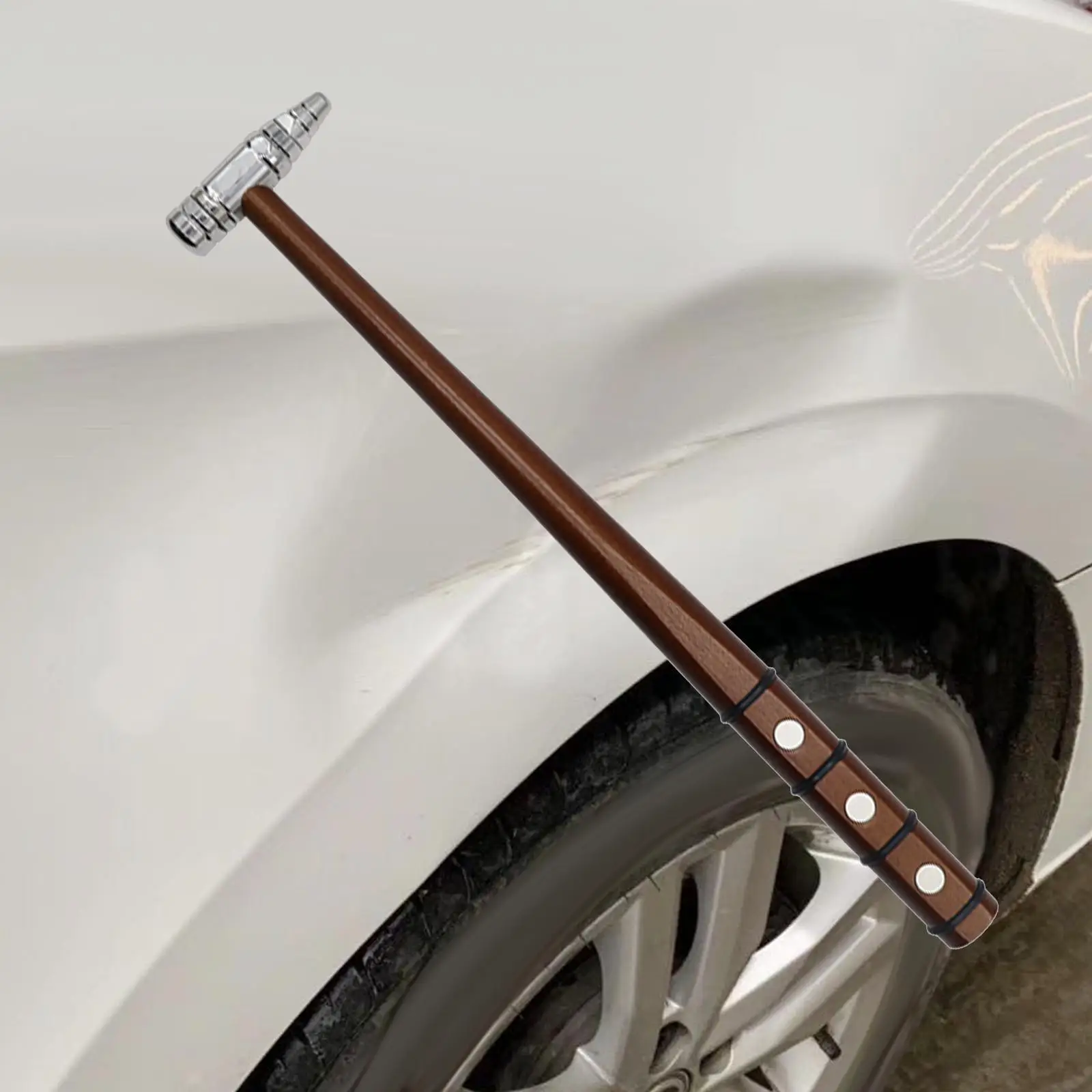 

Car Body Paintless Dents Repair Tool Hammer Shaping Tool Metal Sheet Repair Hammer Portable for Vehicles Hail Dents Removal
