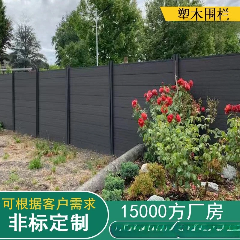 

Пластиковый забор из древесно-полимерного композита (WPC) для улицы, двора, виллы, сада, устойчивый к насекомым, антикоррозийный, огнестойкий, дерево-пластиковый забор.