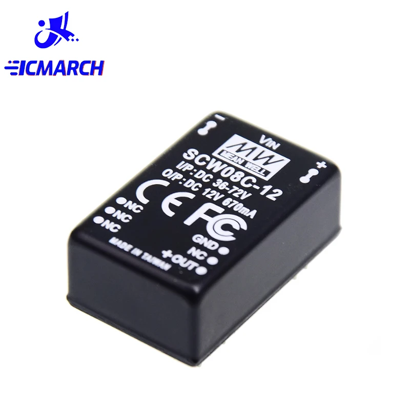 SCW08B-05 SCW08C-12 Power Module SCW08A/08B/08C 5V12V15V DC-DC Voltage Regulator Single Group Output 05