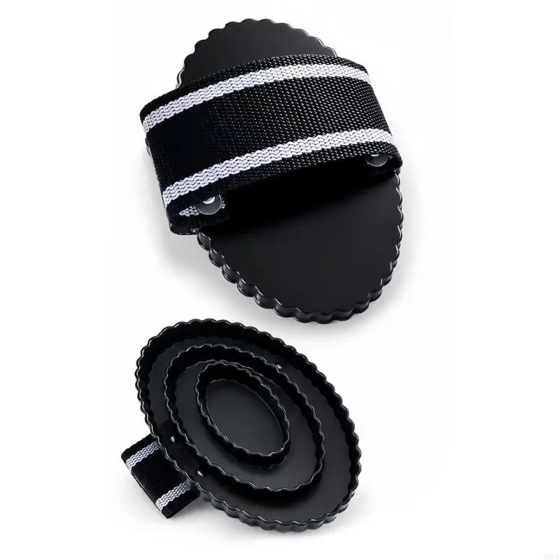 Equine Grooming Scraper for Stable Care, Low Carbon Steel Horse Water Remover with Fabric Loop for After Training and Bath 69HD