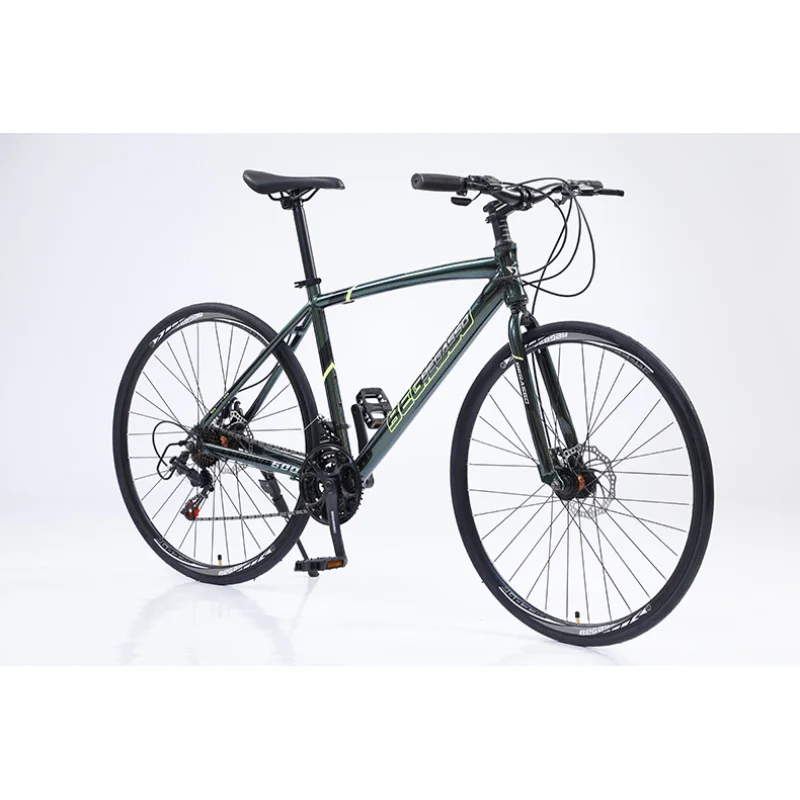 

Aluminum Alloy Road Bike, Drop Bar, Lightweight Racing, Men's Adult Variable Speed Student Bike