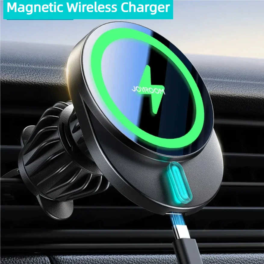 

Latest Model Wireless Charging Car Phone Holder Magnetic Phone Mount Car Charger Air Vent Car Phone Holder Mount For iPhone16-12