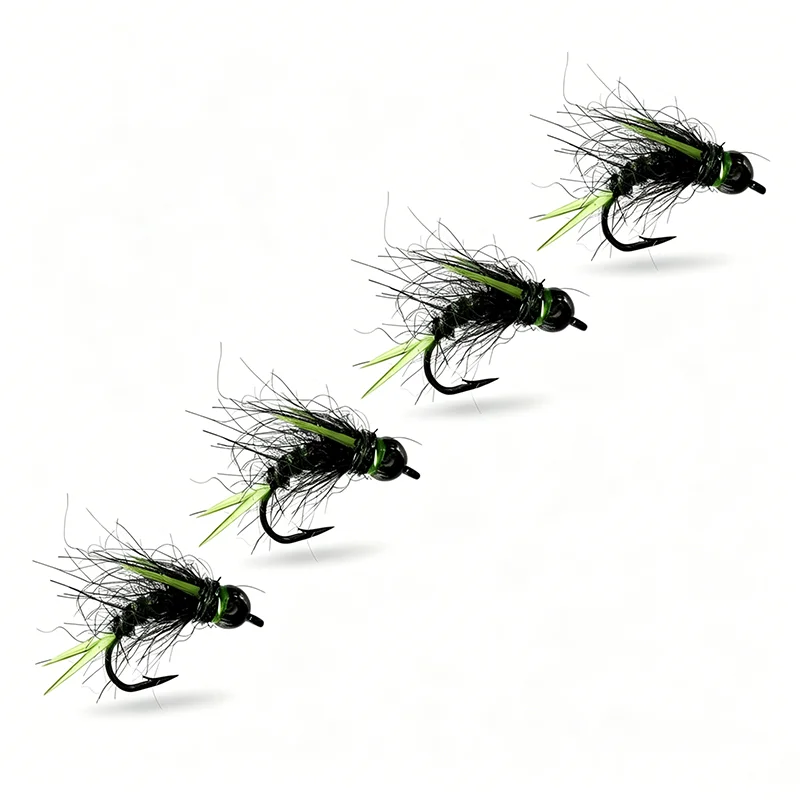 Fishing Equipment Fly - 4PCS Green Stonefly Fly Fishing Lures