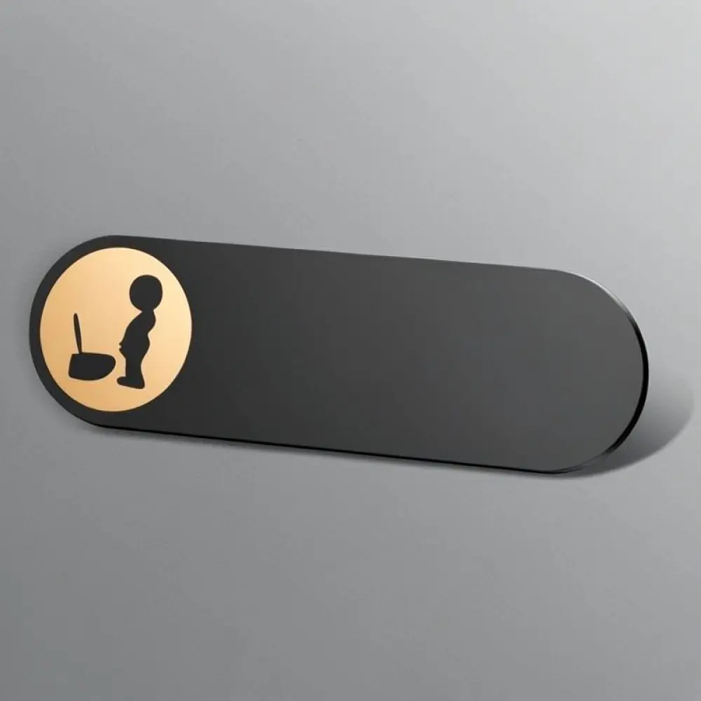 Premium Acrylic Safety Sign Caution Slippery Floor No Smoking Notice Plaque Decorative Wall Plate For Business Hotel