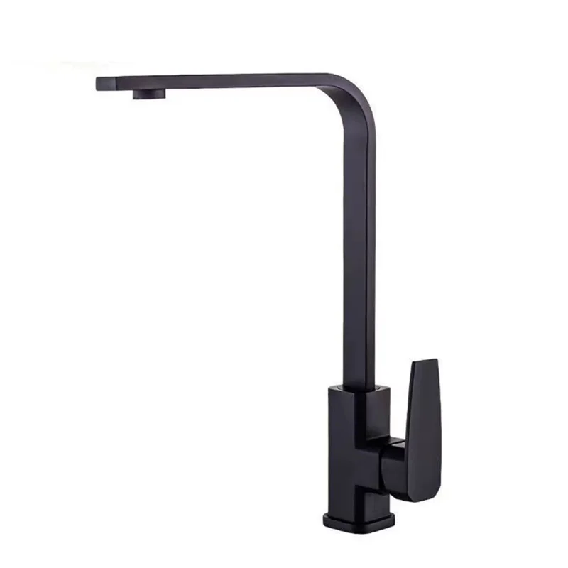 Kitchen Faucet Hot And Cold Water Mixer 360 Degree Rotating Vessel Sink Tap Deck Mounted for Kitchen