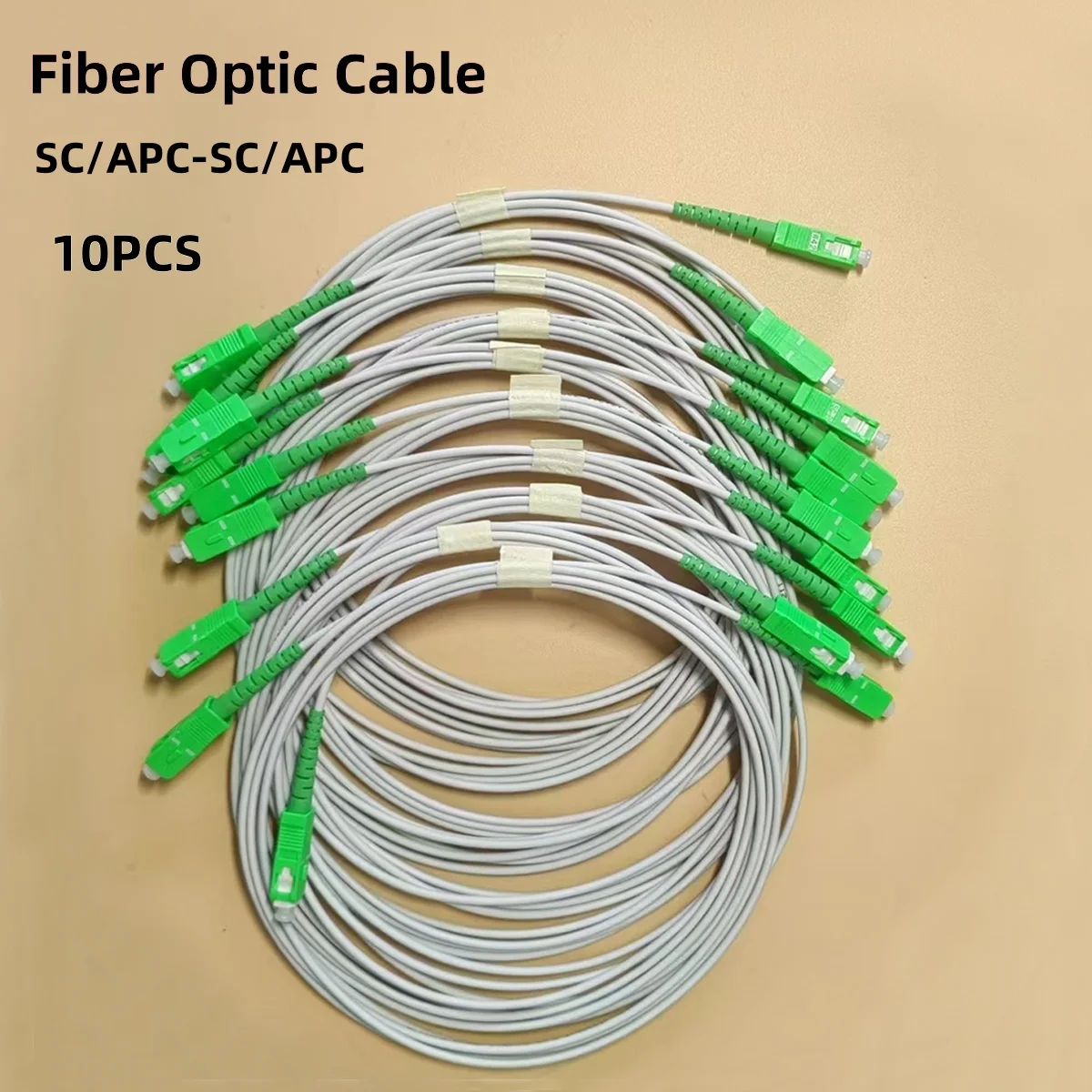 

10/PCS Fibre Optique SC/APC-SC/APC Fiber Patch Cord fiber optic tools G657A2 LSZH 2M