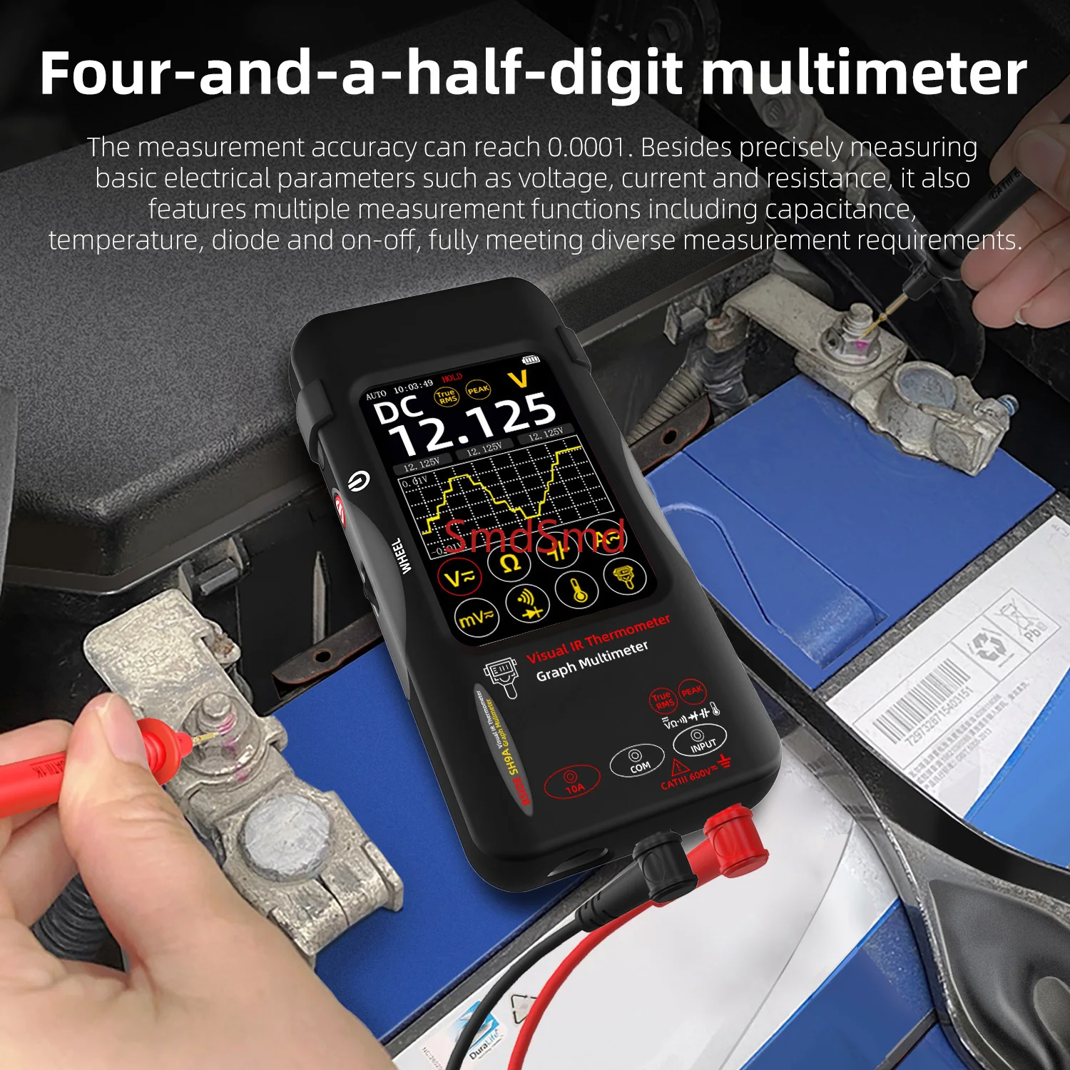 SH9A SH7A SH9 SH7 High-resolution thermal imager+20000 word multimeter touch screen AC/DC 10A Suitable for PCB repair view 4