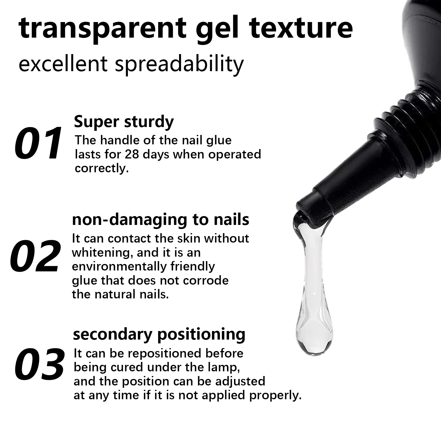 2 قطعة 15 جرام Uv الصلبة هلام مسمار الغراء للضغط على الأظافر لينة هلام مسمار نصائح لاصق قوي حجر الراين الغراء هلام لسحر الأظافر #5