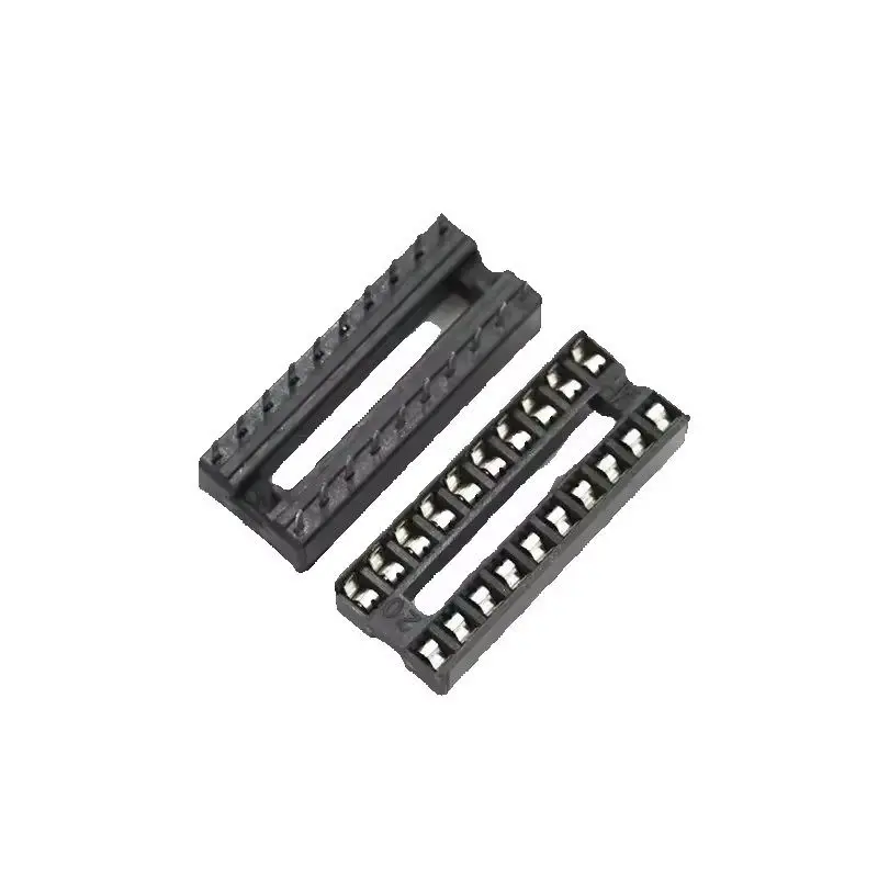 10PCS IC Sockets DIP6 DIP8 DIP14 DIP16 DIP18 DIP20 DIP28 DIP40 Pins Connector DIP Socket 6 8 14 16 18 20 24 28 40 Pin