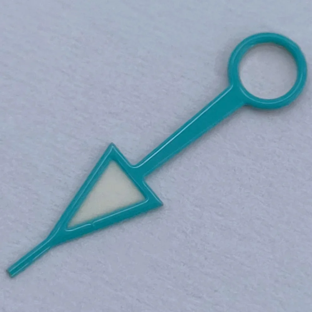 إكسسوارات الساعة مؤشر GMT مؤشر مضيء مناسب لساعة حركة NH34 أجزاء إصلاح أسود أزرق أحمر أصفر برتقالي أرجواني