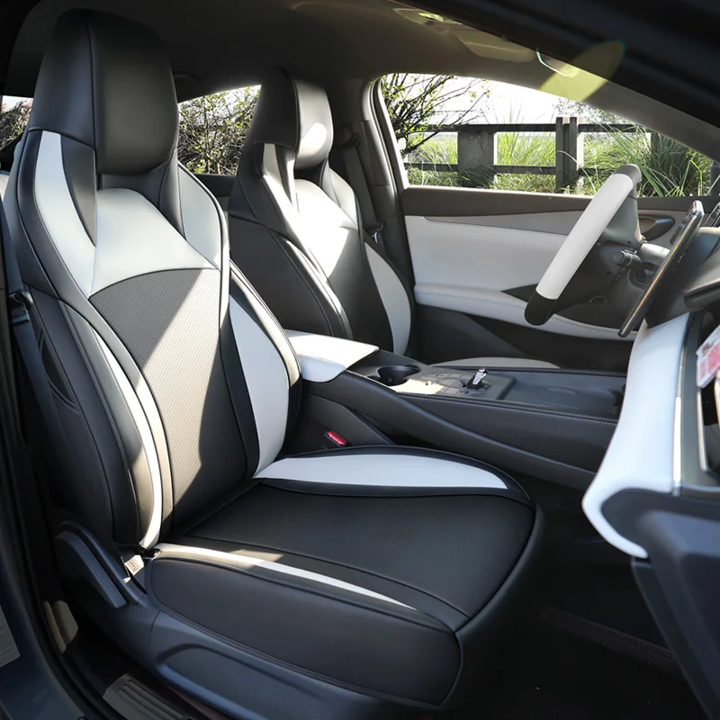 5 Seats All Inclusive PU Leather Car Seat Covers Soft Auto Seat Cushion Protective Interior Parts for BYD Seal 6 DM‑i Sedan