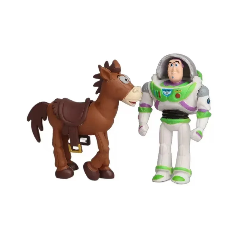 핫 7 개/대 토이 스토리 4 액션 피규어 장난감 우디 제시 버즈 라이트 이어 포키 돼지 곰 Figura 모델 인형 입상 어린이 선물