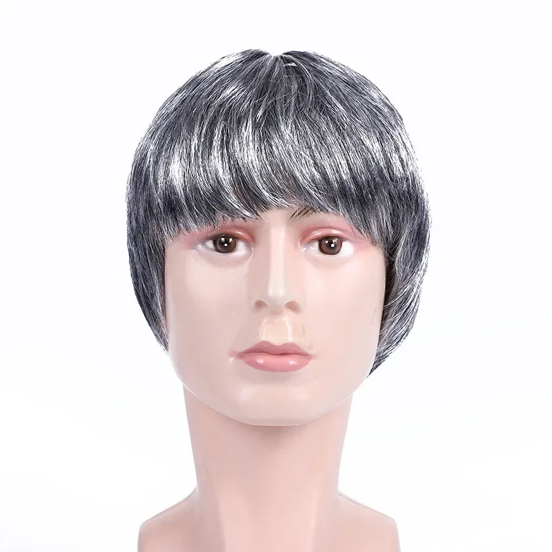 

Black and White Hair Wig Hair Halloween Accessories Costume Party Wigs