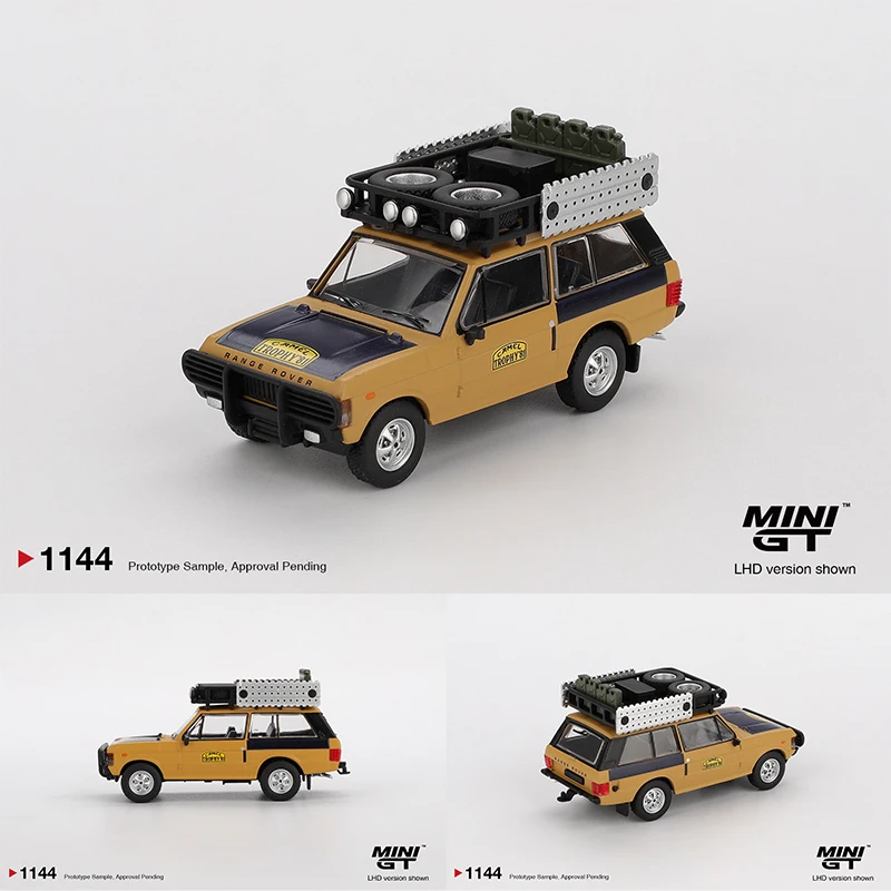 ما قبل البيع MINIGT 1144 1:64 رينج روفر 1981 كأس الجمل سومطرة دييكاست نموذج سيارة مجموعة اللعب #1