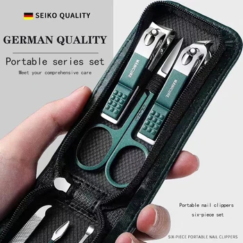 Ensemble de ciseaux à ongles, coupe-ongles spéciaux pour hommes et femmes, outils de beauté manucure 6 pièces portables pour ménage 10 meilleures ventes pour les débroussailleuses sans issue - No 5
