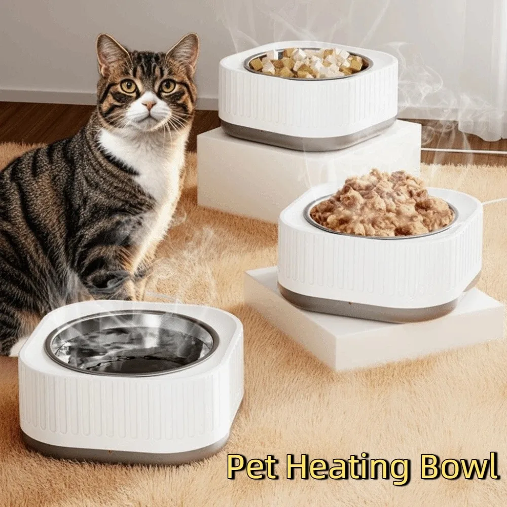

Intelligent Pet Heating Bowl Automatic Constant Cat Water Dispenser Noiseless Detachable Pet Thermostatic Water Fountain