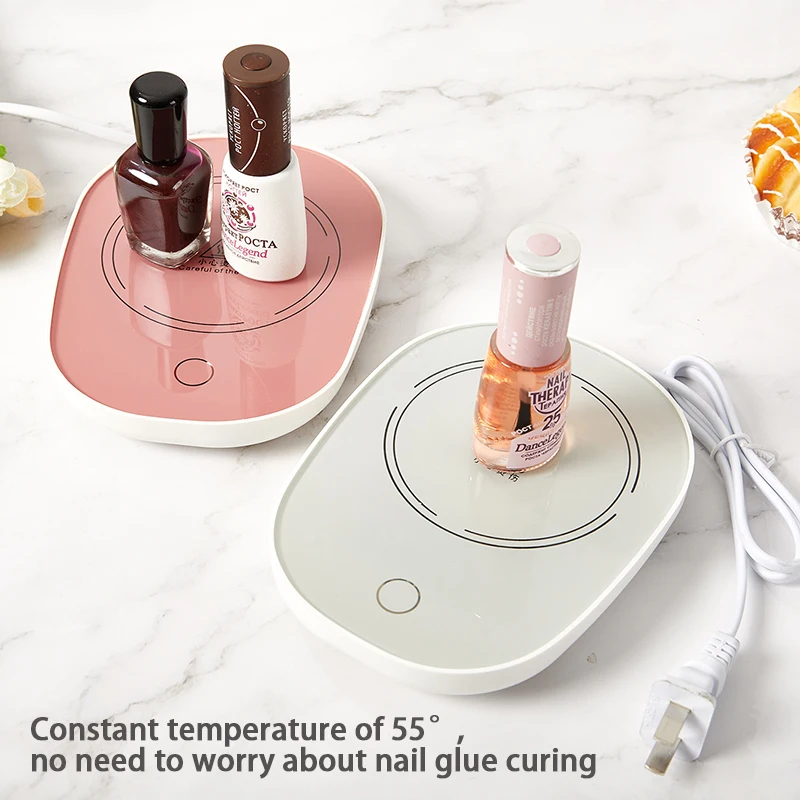 Oje Jel Isıtma Pedi Uzatma Tutkal Fototerapi Tutkal Düşük Isıtıcı Manikür Aracı