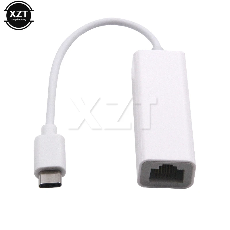 USB3.1 Type-C Ethernet Network Adapter to RJ45 10/100  Wired Internet Cable For Macbook Windows Systems Adapter